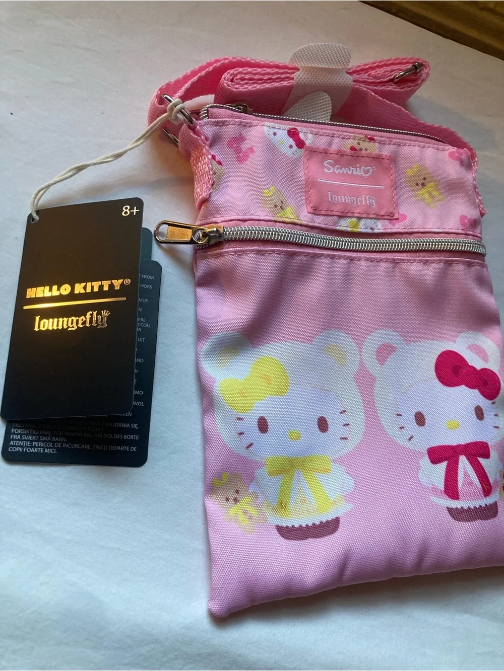 Hello Kitty x Loungefly Pink Kids Crossbody Bag